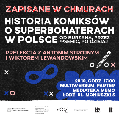 Zapisane w chmurach | Historia komiks&oacute;w o superbohterach w Polsce - od Burzana, przez Semic, po dzisiaj