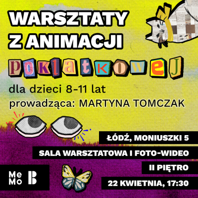Warsztaty z animacji poklatkowej dla dzieci 8-11 lat